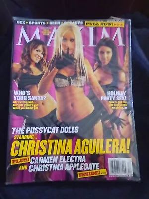 December 2002 Maxim Issue Christina Aguilera Cover Excellent Very Rare • $180