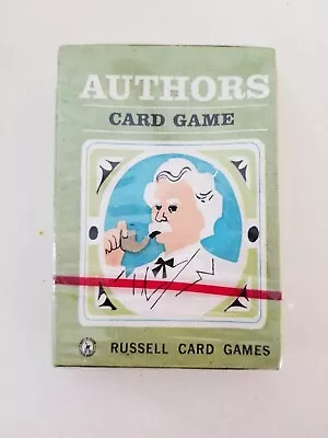VTG Card Game Arthurs Russell Mark Twain Charles Dickens   NEW NEVER OPENED Rare • $25