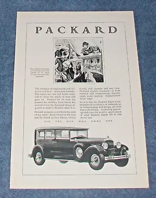 1929 Packard Eight 626 Sedan Vintage Ad  Ask The Man Who Owns One  • $10.99