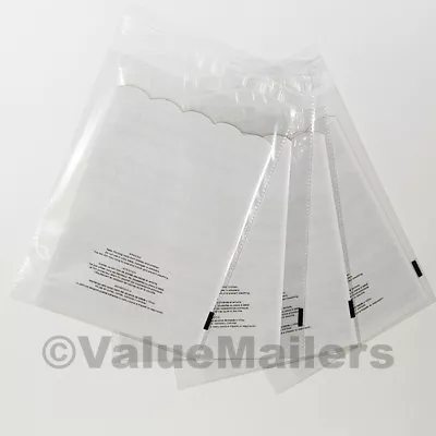 Clear Bags Resealable Suffocation Warning Poly OPP Cello Merchandise Bag 1.5 Mil • $8.95