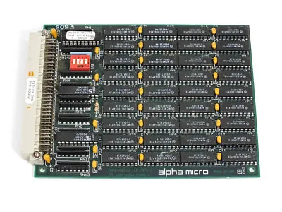 Alpha Micro AM-715  4MB Memory Expansion Board REV C DWB-00715-10 DWX-00715-10 • $247.50