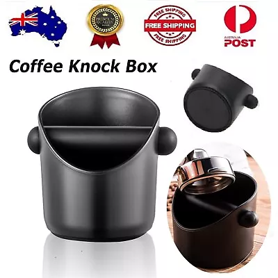 Coffee Waste Container Grinds Knock Box Anti Slip Coffee Grind Black Bucket AU • $22.49