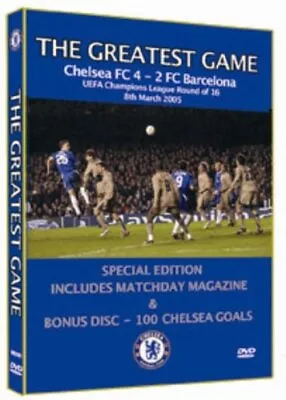 Chelsea FC: The Greatest Game - Chelsea Vs Barcelona DVD (2008) Chelsea FC Cert • £3.63