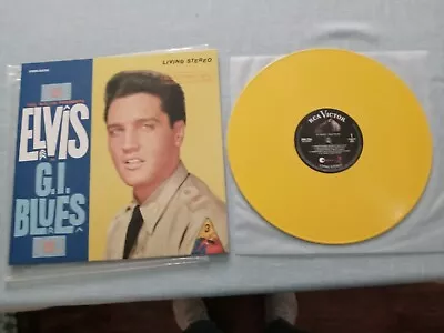 Elvis Presley - G.I. Blues LP - YELLOW VINYL - Friday Music - 2017 • $24.99