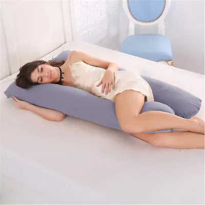 $22.39 • Buy U Shape Pregnancy Pillow Full Body Pillow For Maternity Pregnant Women-Gray