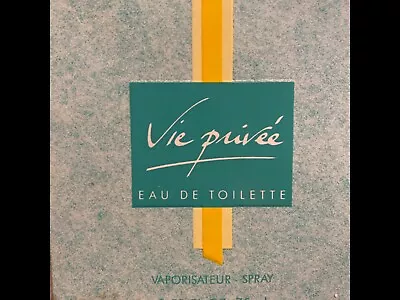 Vie Privee Eau De Toilette Ives Rocher. Made In France. Vintage Opened Tried Spr • $15