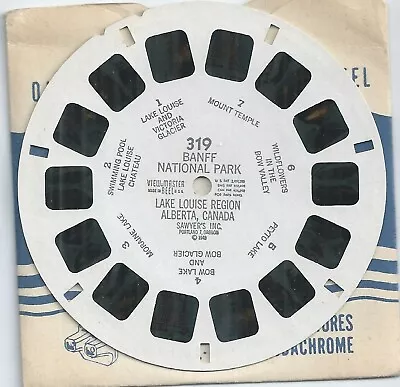 319 Banff National Park Lake Louise Region Alberta Canada 1948 View-master Reel  • $2.95