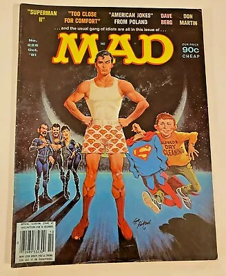 Mad Magazine Oct 81 Superman Ii American Jokes In Poland Too Close For Comfort • $13.99