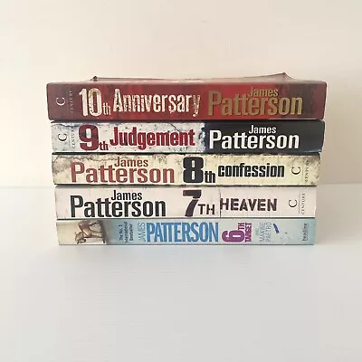 5 X Women's Murder Club Books # 6 7 8 9 10 Large PB James Patterson Bundle Lot • $39.95