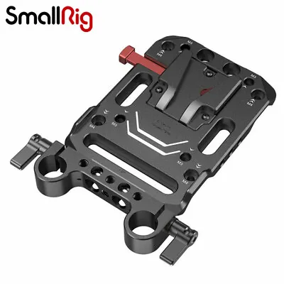 SmallRig Aluminum V-Lock Mount Battery Plate With Dual 15mm LWS Rod Clamp 3016 • $39.90