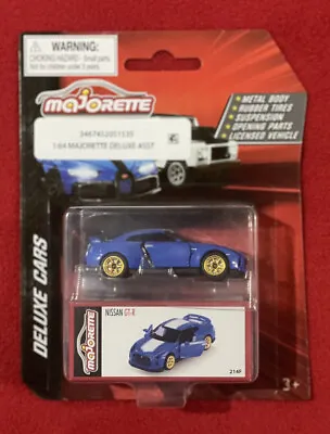 NEW Majorette Premium Deluxe Cars Nissan GT-R 1:64 • $12.99