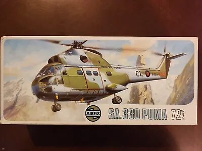 $14.99 • Buy Vintage 1973 Airfix SA.330 PUMA Helicopter  1/72 Scale Model Kit 362