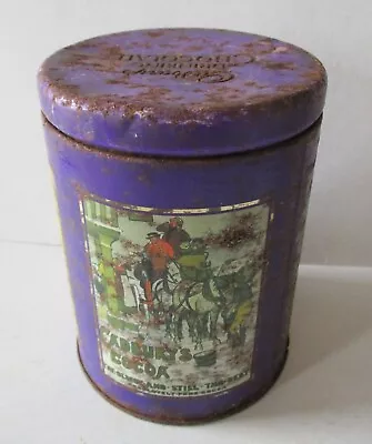 Vintage Advertising Confectionery Cocoa Round Tin Cadbury's Drinking Chocolate  • £9.99