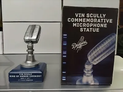 2017 Los Angeles Dodgers  Vin Scully Sga Commemorative Microphone Statue New • $71.99