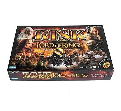 2002 Hasbro Risk The Lord Of The Rings Middle-Earth Conquest Board Game NO RING • $32.19