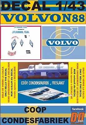 Decal 1/43 Volvo N88 Coop Condesfabriek (01) • $17.01