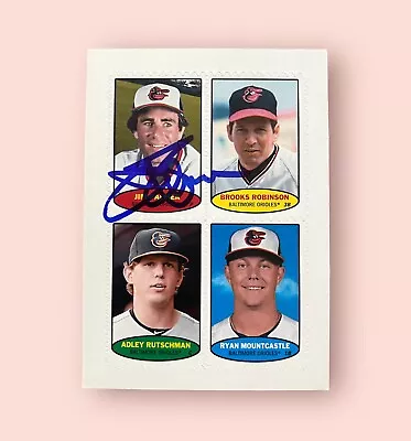 Jim Palmer Signed Autographed 2023 Topps Heritage Stamp Card Orioles Adley  • $49.99