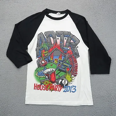 A Day To Remember Shirt Mens Small Myspace Raglan ADTR Band Tour House Party • $49.95