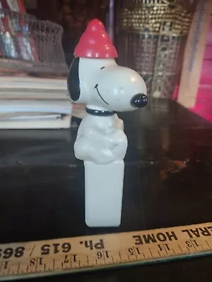 Vintage Snoopy Sno-Cone Machine Snow Cone Maker Pusher Part Only Figure  • $5