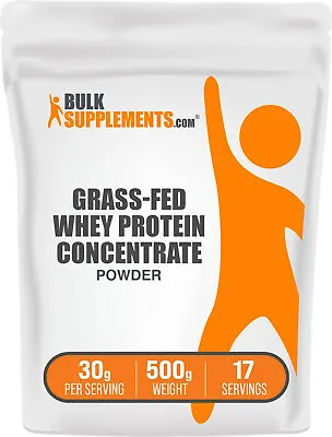 BulkSupplements Grass-Fed Whey Protein (Powder) - 30 Grams Per Serving • $26.96