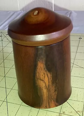 Hawaiian Milo Wood Container W/Lid~Local Artist~Gallery & Collector Quality (b2) • $180