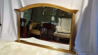 £110 • Buy Vintage Large Gilt Framed Overmantel Mirror