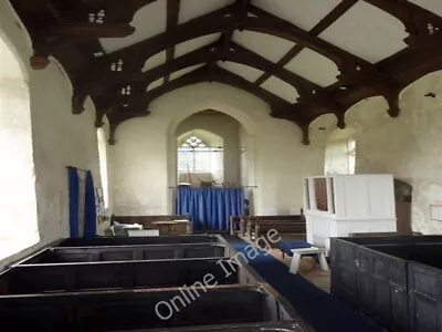 Photo 6x4 Inside Cretingham Church Looking Over The Old Box Pews From The C2009 • £2