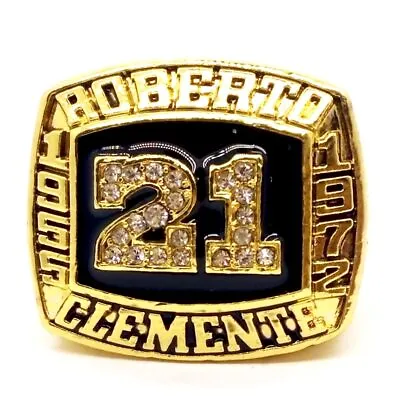 Hall Of Fame 1955 1972 Roberto Clemente # 21 Baseball Golden Ring • $24.90