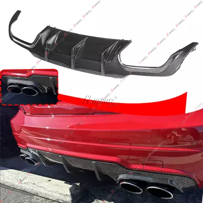 Rear Diffuser Carbon Look ABS For Mercedes W204 C250 C300 C350 C63 AMG 2012-2015 • $123.19