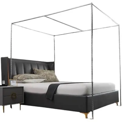 Bed Canopy FRAME ONLY Made To Order Any Size Made High Quality Aluminums Alloy • £129