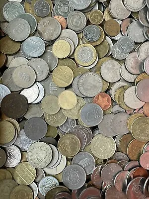 £10.99 • Buy Huge Mixed Bulk Lot Of 50 Assorted World/foreign Coins Free Postage To Uk