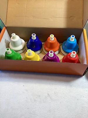 8 Notes Hand Bell Set Multicolored • $25