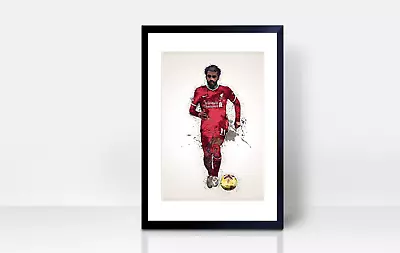 Mo Salah Wall Print | A4 | Wall Art | Gift | Home Decor | Liverpool FC Egypt • £3.99