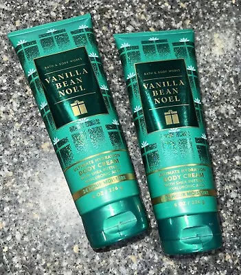 2x NEW Bath & Body Works Vanilla Bean Noel Ultimate Hydration Body Cream 8 Oz • $27.95