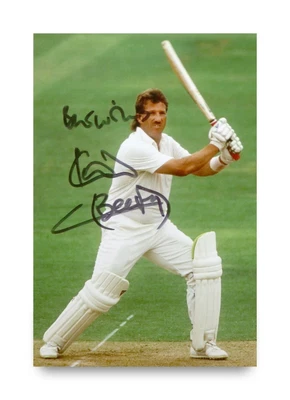£34.99 • Buy Ian Beefy Botham Signed 6x4 Photo England Cricket All-Rounder Autograph + COA