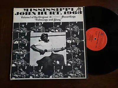Mississippi John Hurt Folk Songs And Blues (piedmont) Vinyl Lp: Vg J: Vg • $18.99