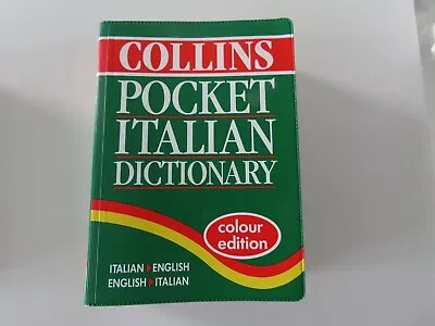 Collins Italian Pocket Dictionary Near Mint • £5.50