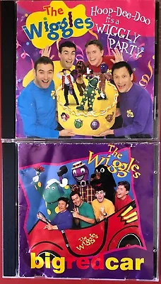 2 X CDs The Wiggles  Hoop-Dee-Doo! It's A Wiggly Party - Big Red Car • $55.50