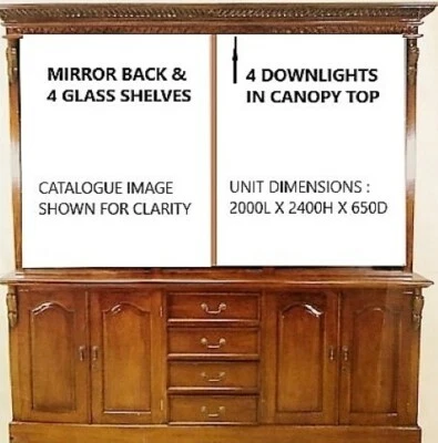 $599 • Buy  display Cabinet/bookcase - Antique Reproduction