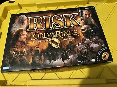 RISK Lord Of The Rings Middle Earth Conquest Game Hasbro With Ring • $19.99