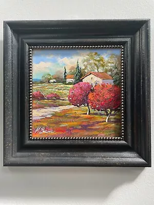 Stunning Original Work By Mark Braver Title: Sweet Home Oil On Canvas  W COA  • $999