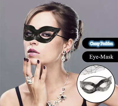 SN-A2-3 Sequin Cat Eye-mask Child Adult Masquerade Mask Party Costume Accessory • $5.20