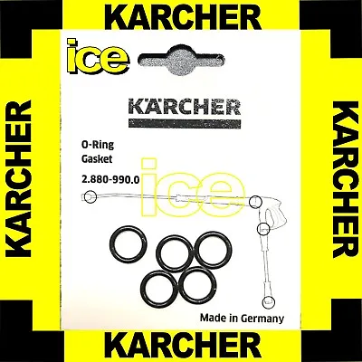 Genuine Karcher Pack Of 5 Lance Spare O-Ring Seals For Hose Gun Nozzle 28809900 • £6.99