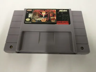 Judge Dredd Super Nintendo Snes Cleaned & Tested Authentic • $14