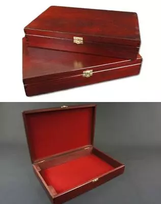 Coin Cabinet Tray Wooden Display Box Medal Storage Display 3-6 Trays Holder Case • £26.99