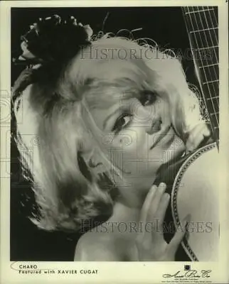 1966 Press Photo Charo With A Guitar - Lrx23400 • $17.99