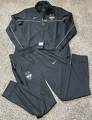 Nike UCONN Huskies Dri-Fit Rivalry Basketball Jacket & Pants Women’s Medium Gray • $115