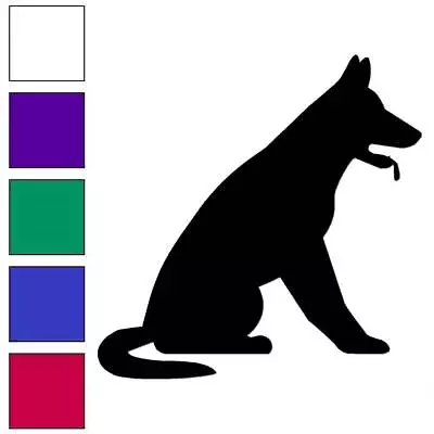 German Shepherd Malinois Vinyl Decal Sticker Multiple Colors & Sizes #6525 • $4.95