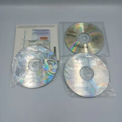 Microsoft Office XP Small Business Version 2002 Discs In Original Pack Untested • $15.99