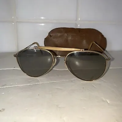 Vintage Polaroid Sunglasses Circa 1960s 1970s With Original Pouch • £25